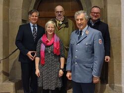 Ehrungsabend von Baron von Warsberg in der Afra-Kapelle im Dom zu Speyer